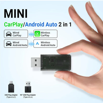 NextG | Wireless Carplay and Android Auto Adapter 2-in-1