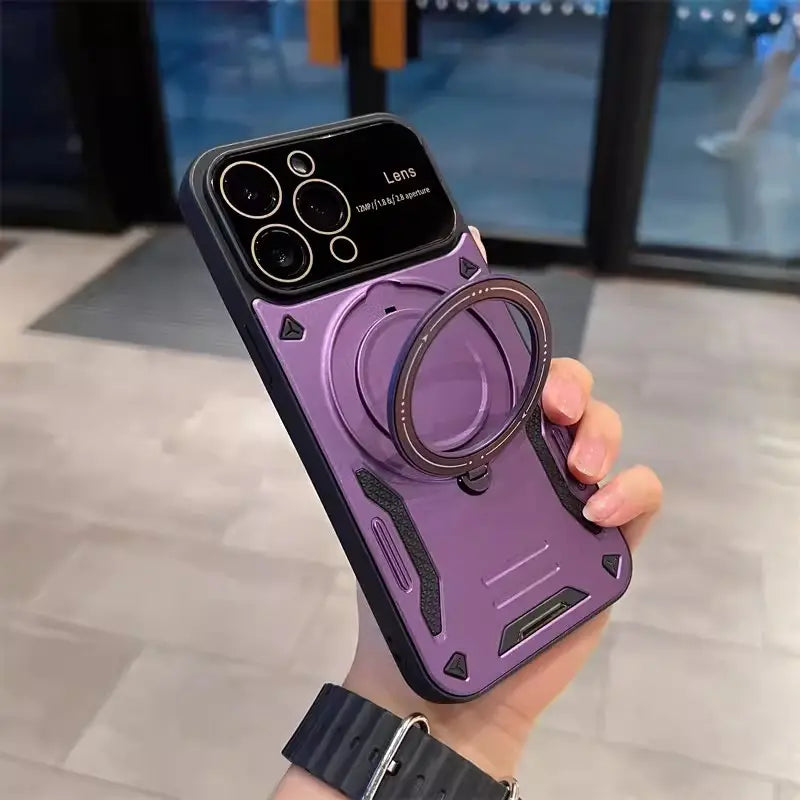 Anti Fall Magnetic Kickstand Magsafe Case - iPhone