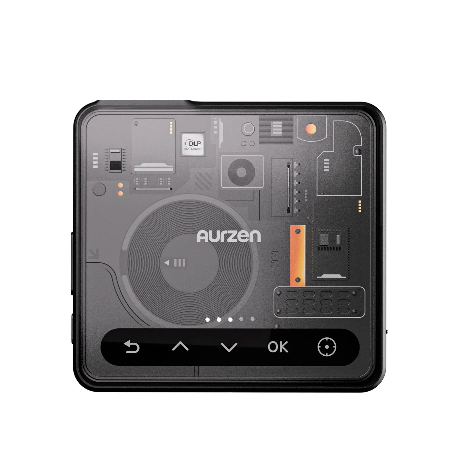 Aur-zen ZIP Tri-Fold Portable Mini Projector