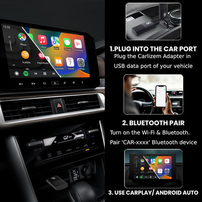 NextG | Wireless Carplay and Android Auto Adapter 2-in-1