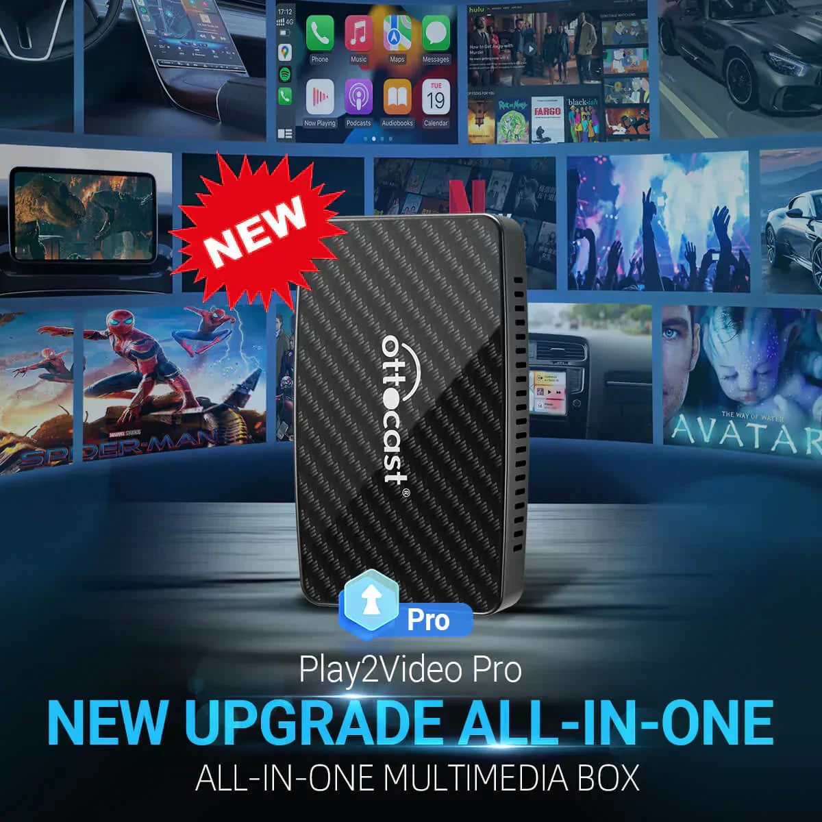 All New Ottobox Carplay/Android Auto Device