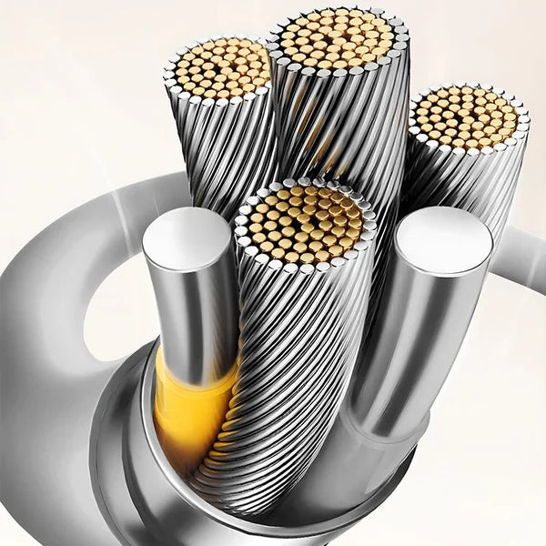 4-IN-1 RGB FAST CHARGING CABLE, Compatible with all Devices