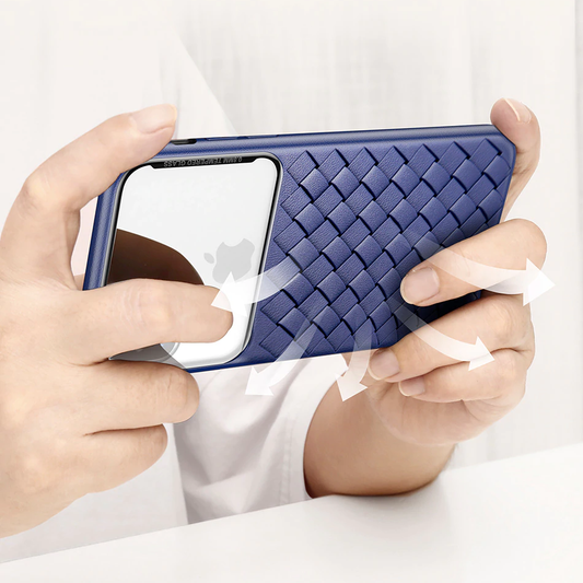 Baseus ® iPhone X Cross Knit Clear Window Case