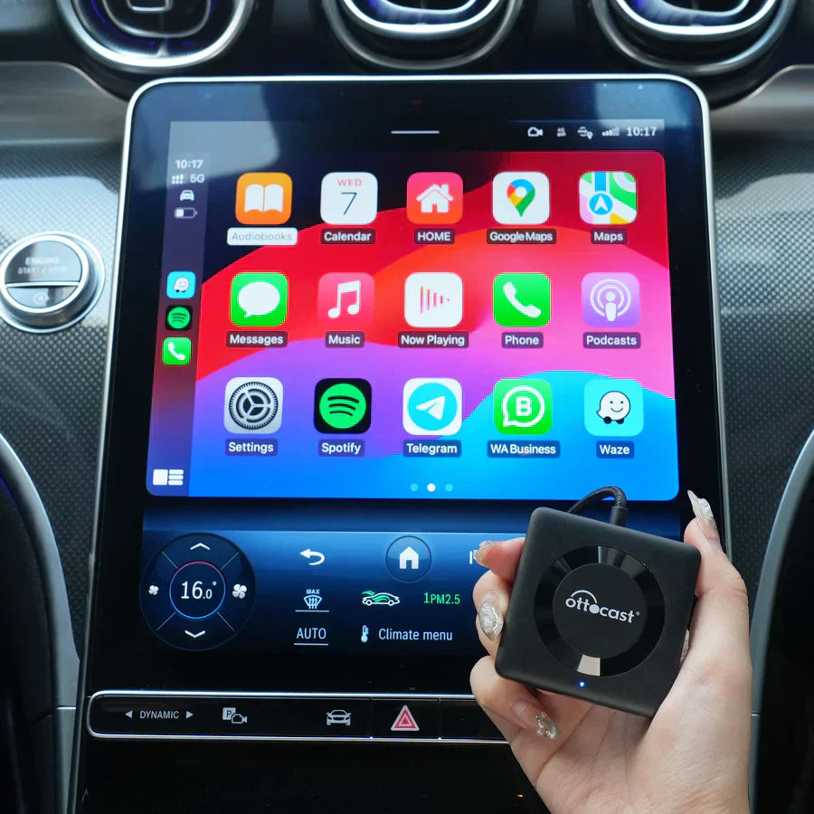 Ottocast Tbox UHD Android 13 CarPlay AI Box with HD Output