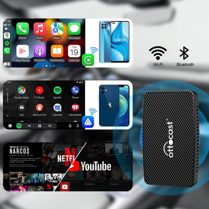 (अंतिम अवसर पर 30% बचाएं) - ओटोकास्ट वायरलेस कारप्ले एडेप्टर