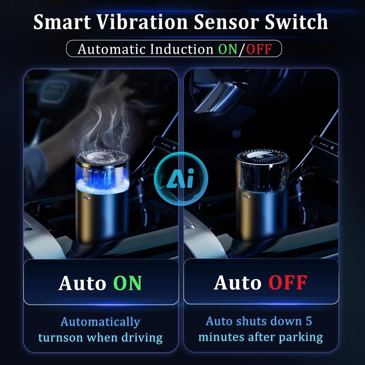 Car Diffuser Air Freshener Smart Car Freshener Aromatherapy